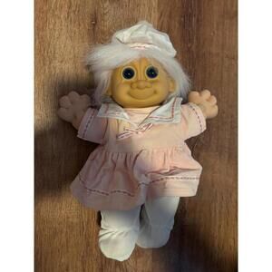 Troll Doll Vintage Buffy Troll Kidz Russ Berrie Plush 12” GUC Pink